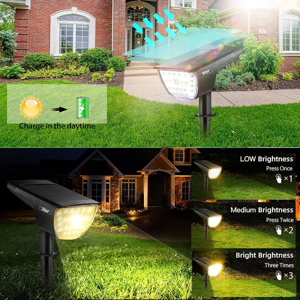 Outdoor 32 LED Waterproof Solar Powered Wall Lights