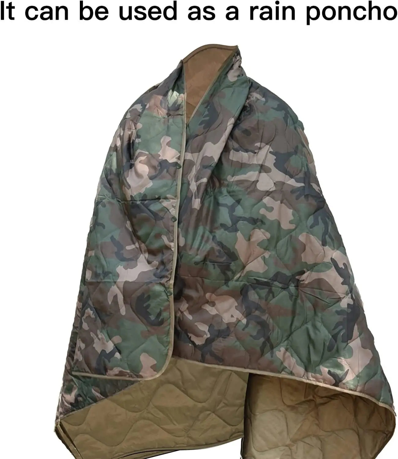 Kylebooker Waterproof Camo Woobie Blanket