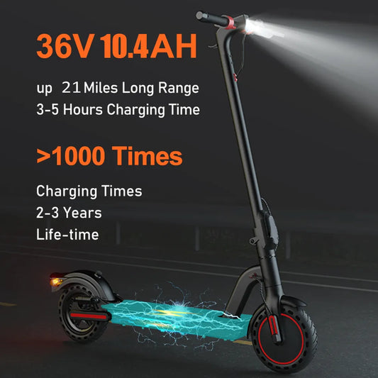 City Commuter Folding E-Scooter 8.5 Inch Tires, Max Speed 30KM/H