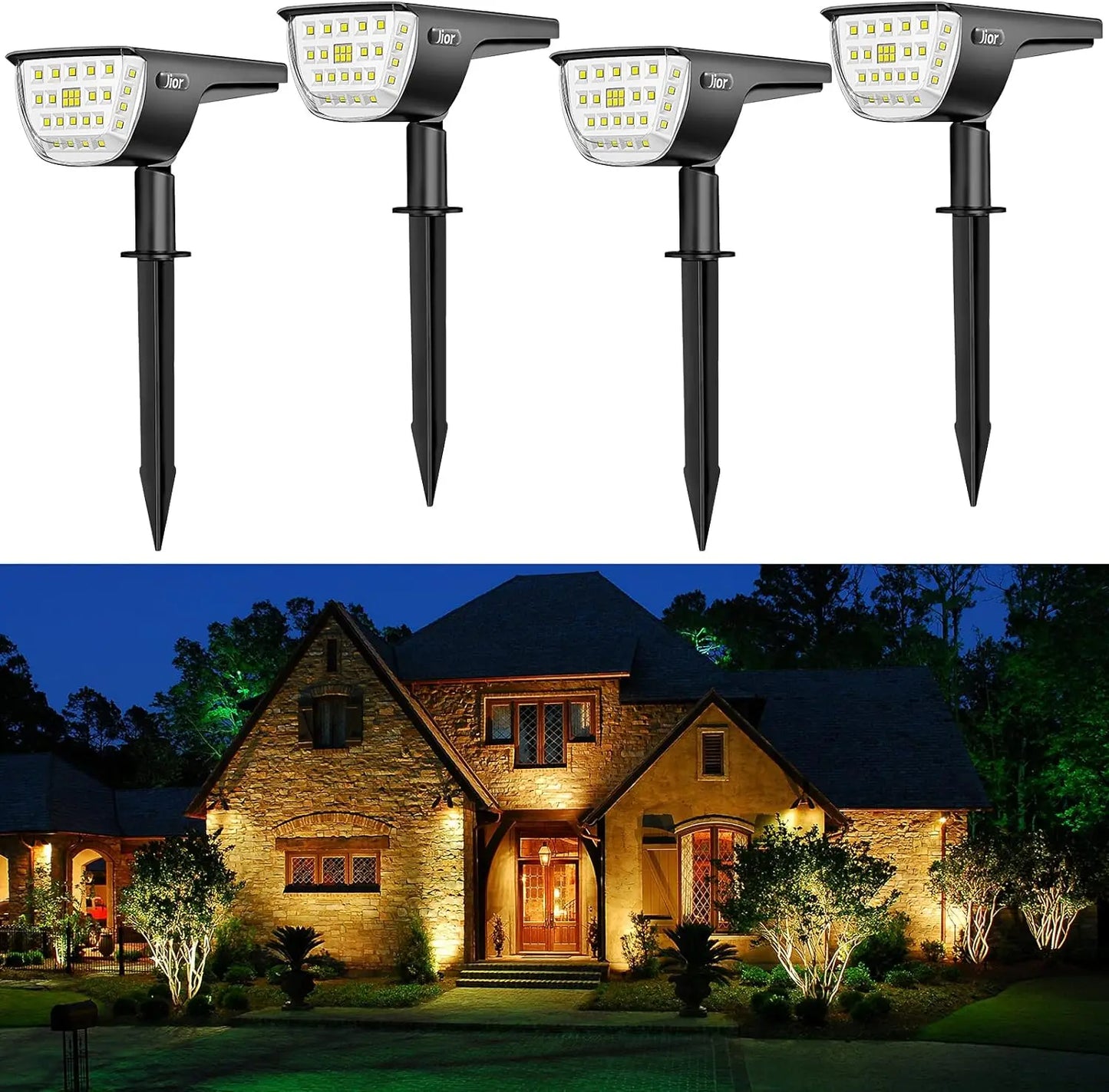 Outdoor 32 LED Waterproof Solar Powered Wall Lights