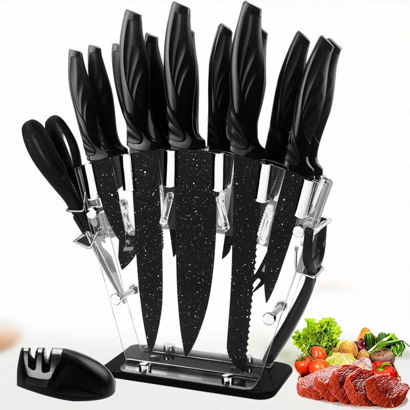 17PCs Kitchen Chef Knife Set