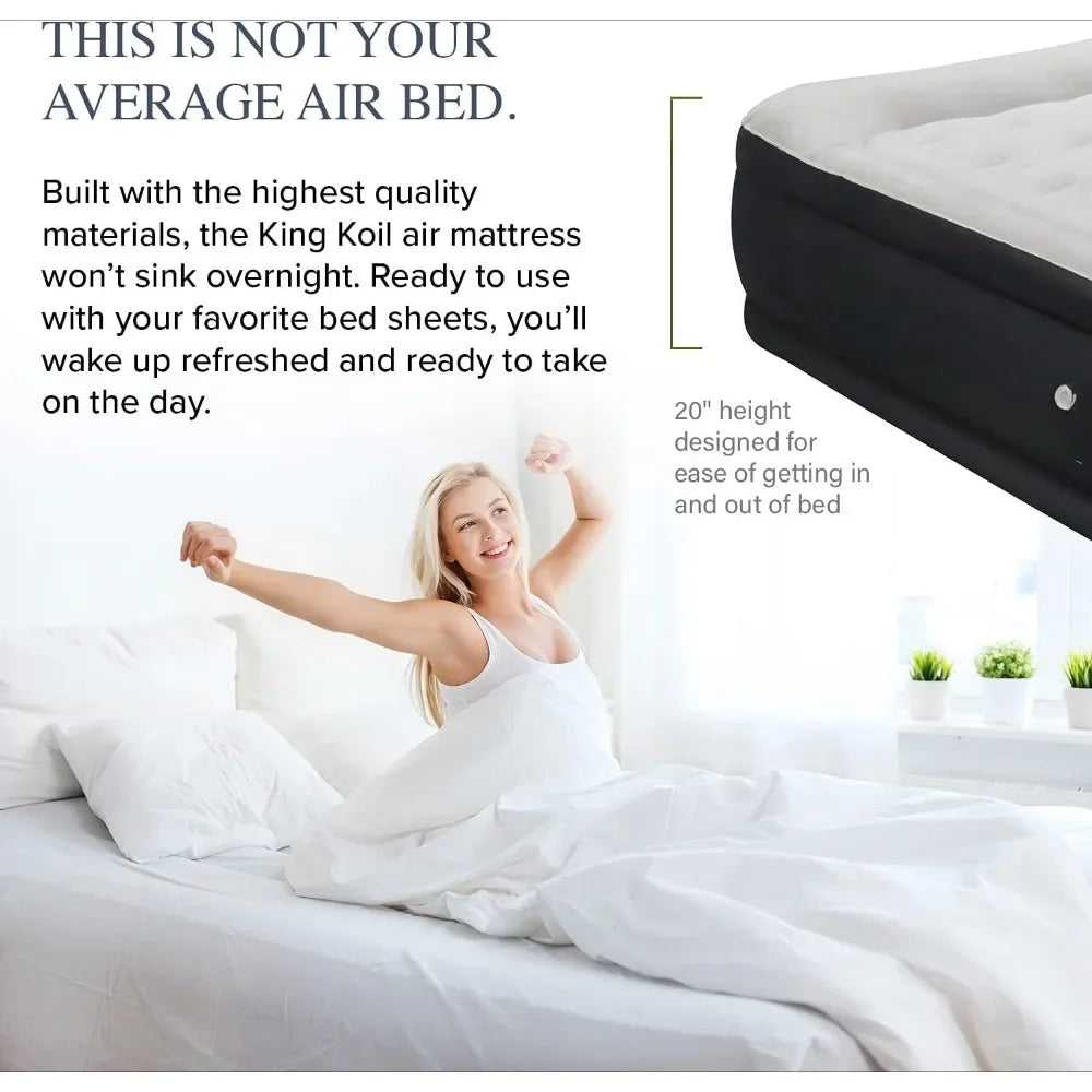 Plush Pillow Top Twin  Air Mattress