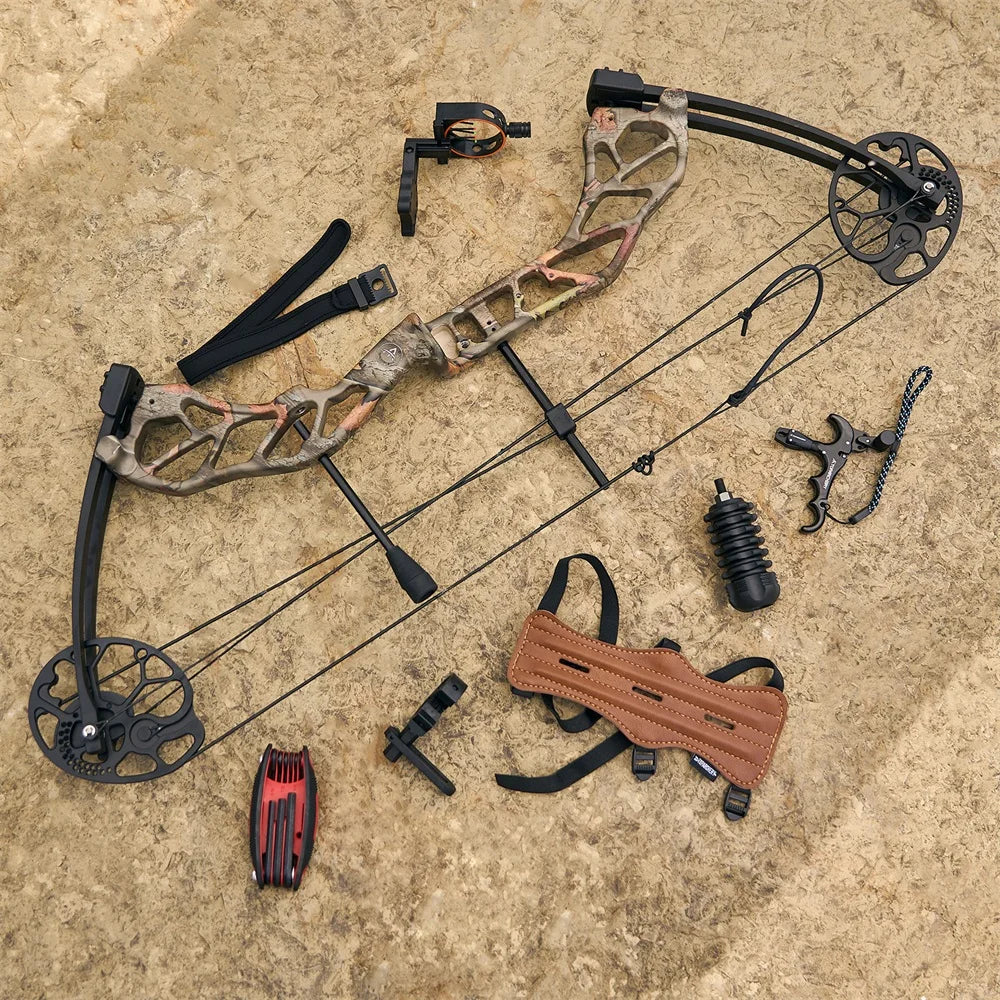 Compound Bow Archery Sets 19-70lbs Draw Weight