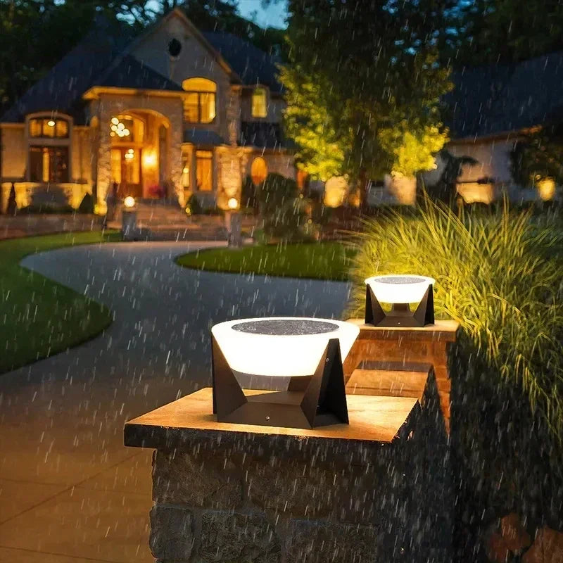 Outdoor Villa Pillar Decorative Courtyard Lawn Lamp