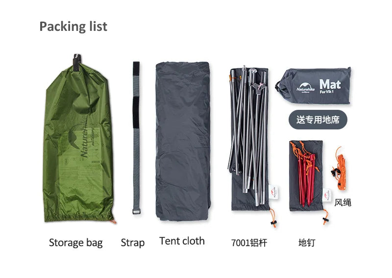 Naturehike 2 Person Ultralight Tent, Outdoor, Waterproof