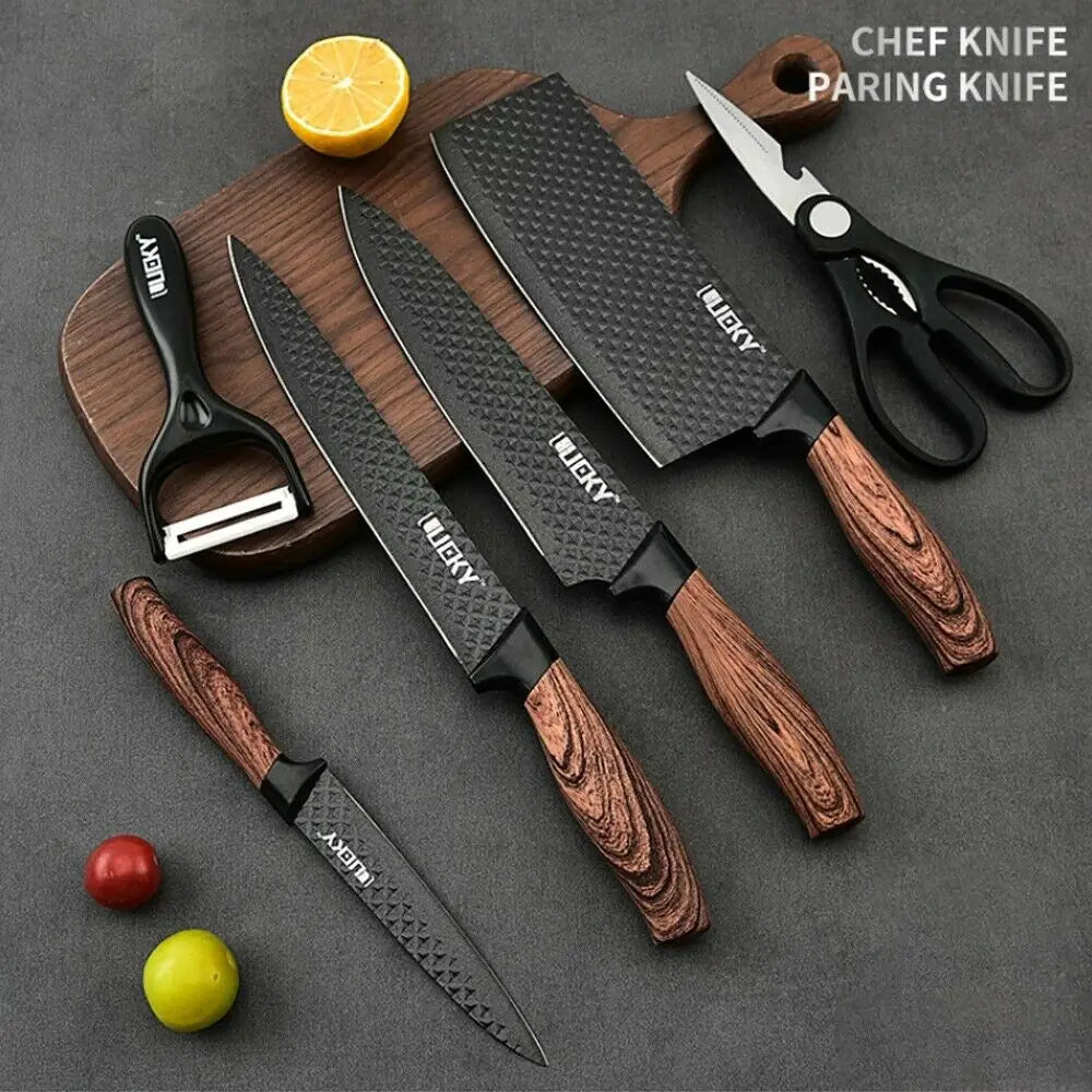 Kitchen Knives-Stainless Steel 6 PCS Sets