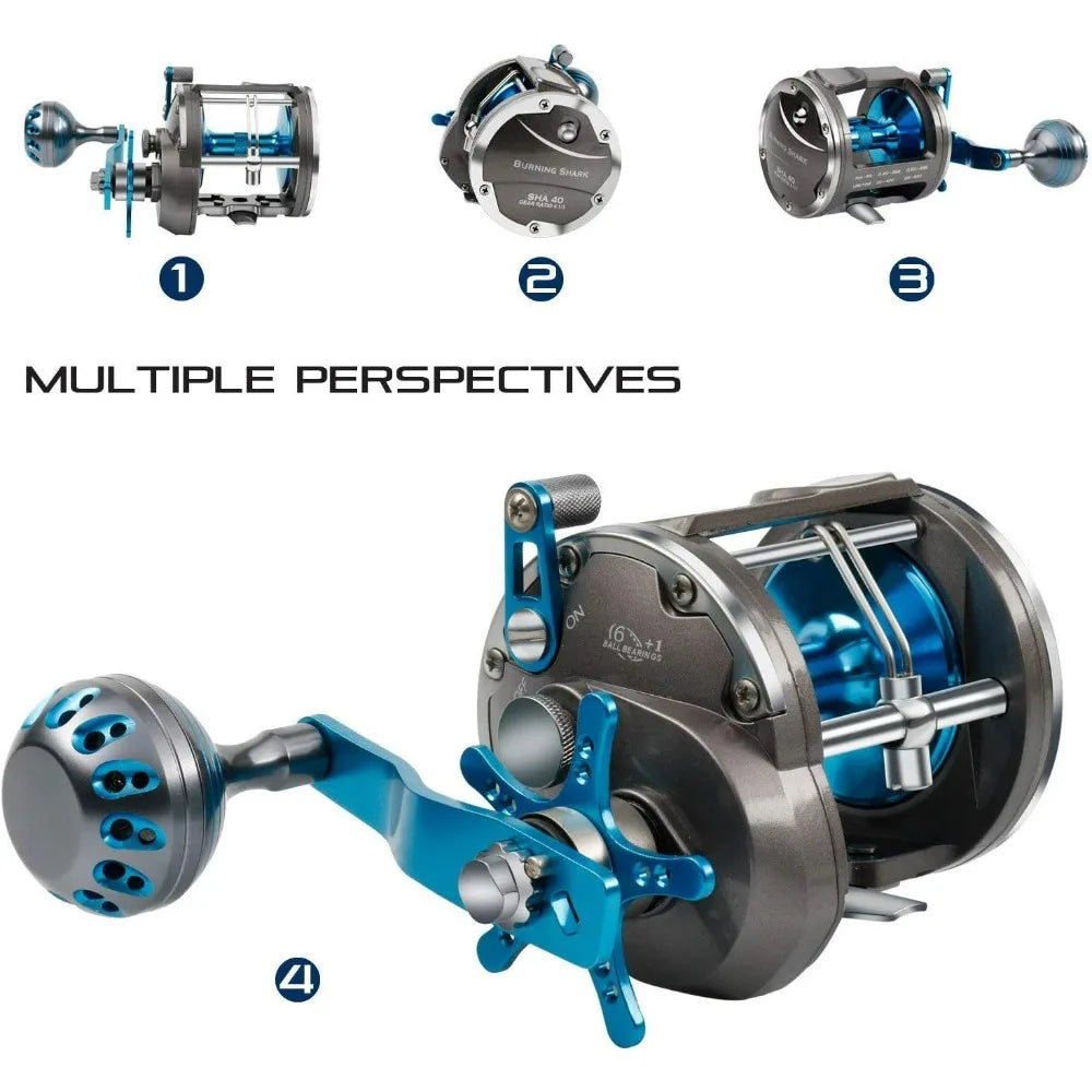 Saltwater Level Trolling Reel