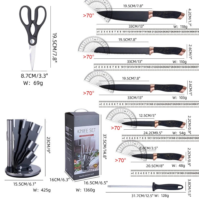 Kitchen Knife Set 8PCS