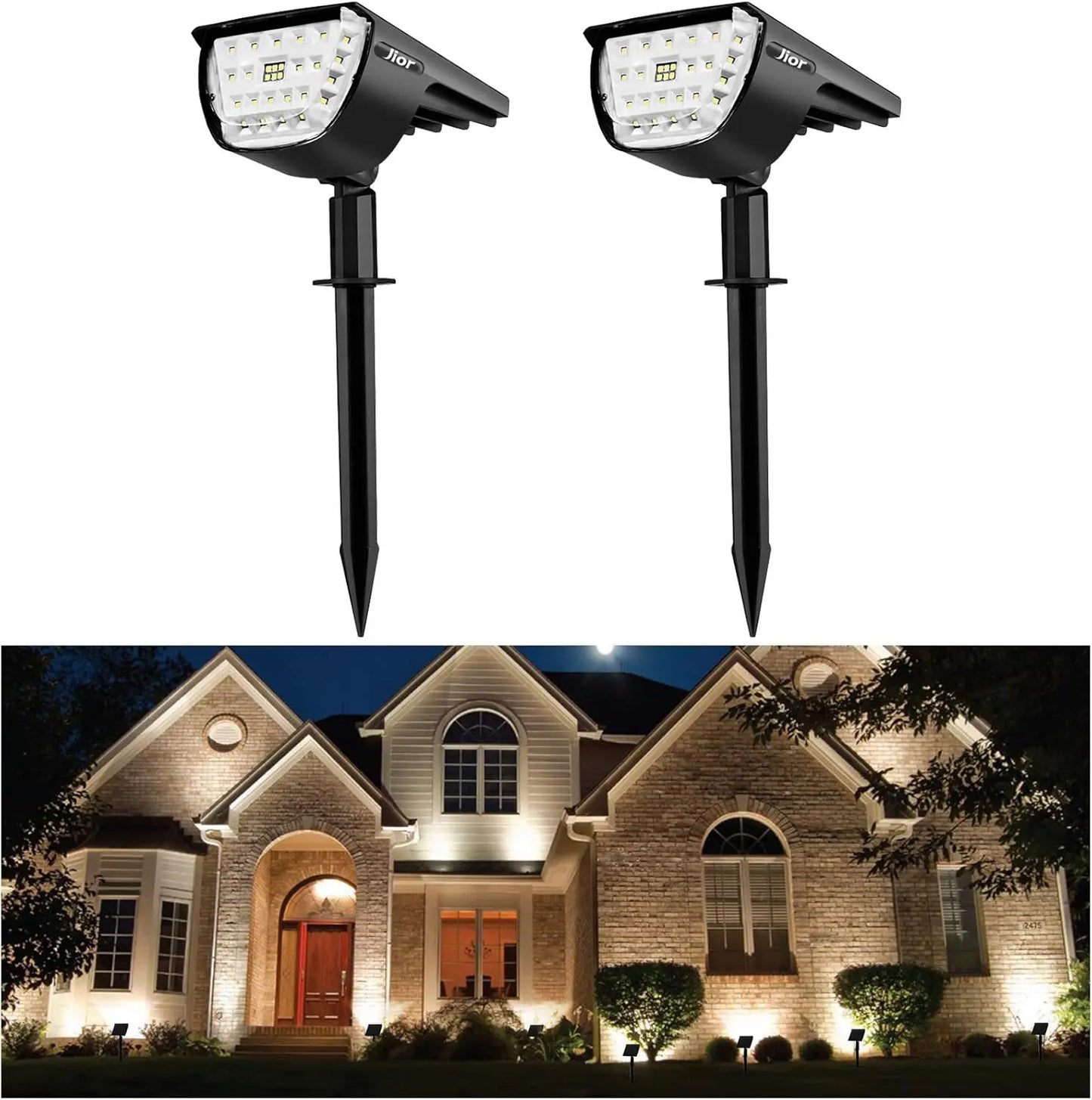 Outdoor 32 LED Waterproof Solar Powered Wall Lights