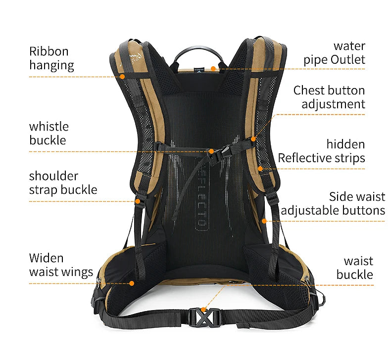 Mountaineering backpack 35 liters