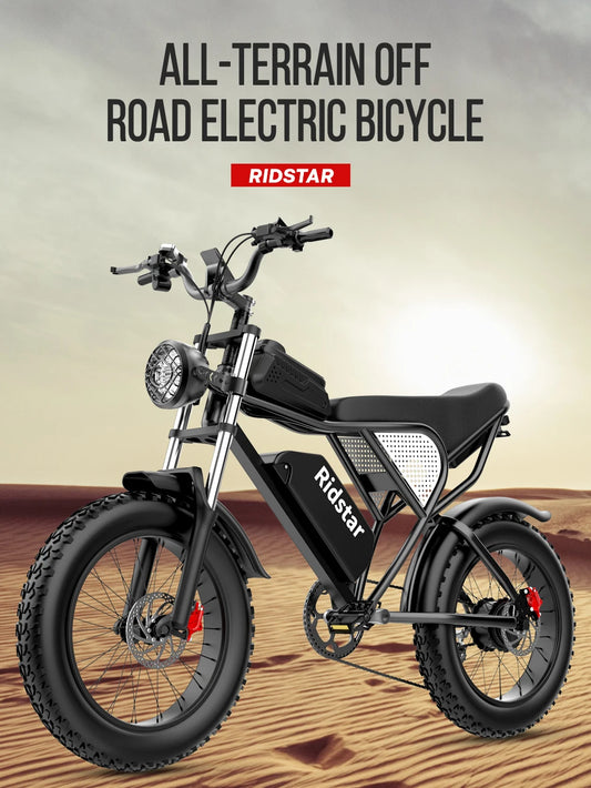 Ridstar Q20 Electric Bike 2000W 48V 40AH Dual motor