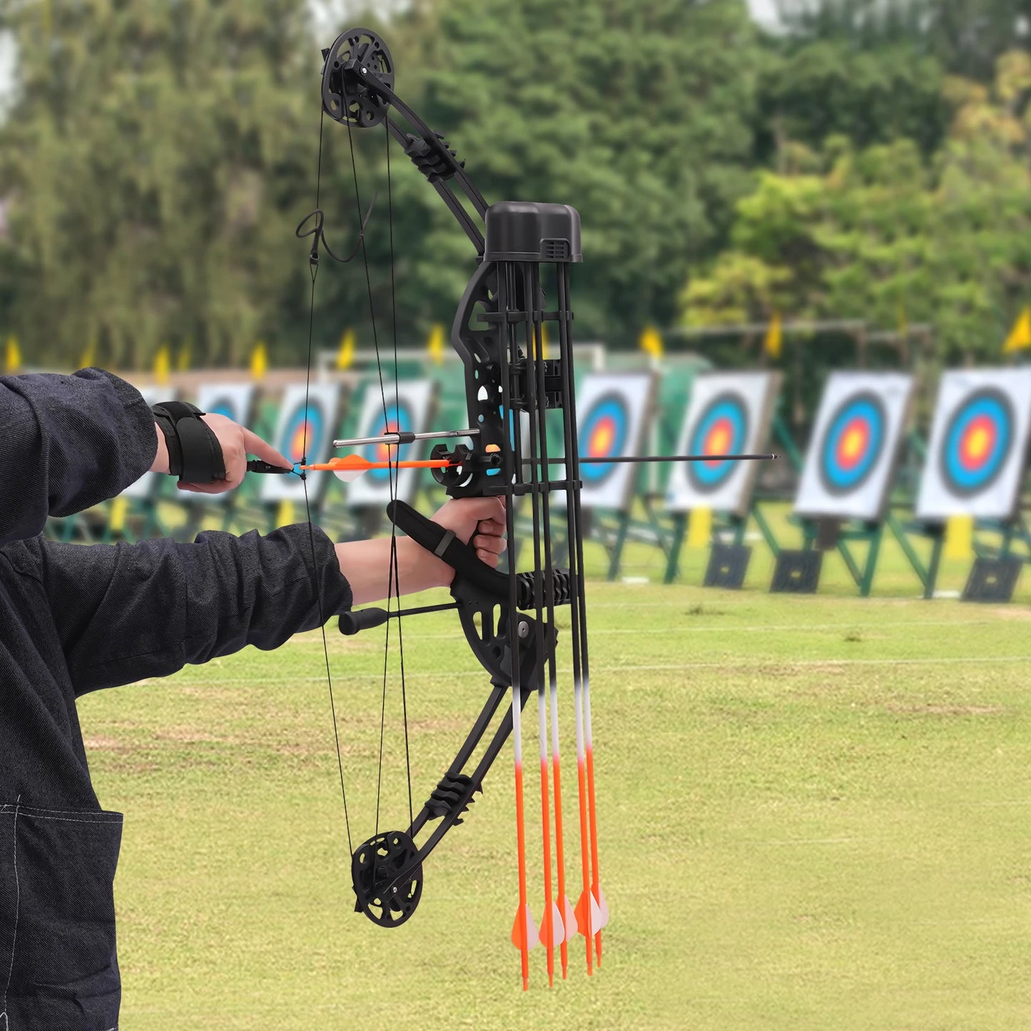 Right Hand Compound Bow Arrow Set