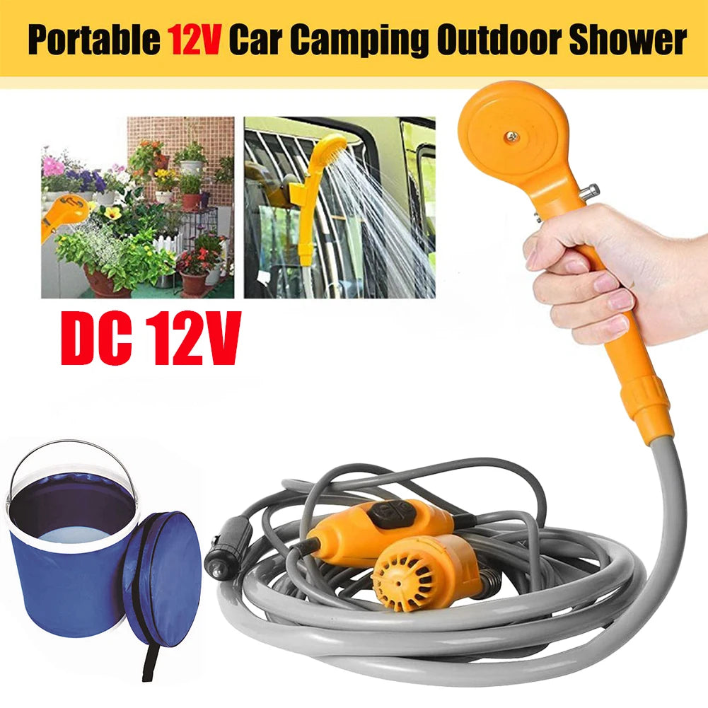 Portable Camping Shower High Pressure for Car Washing Hiking Camping