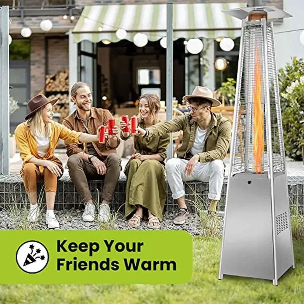 PRIMETEK Outdoor Pyramid Propane Space Heater