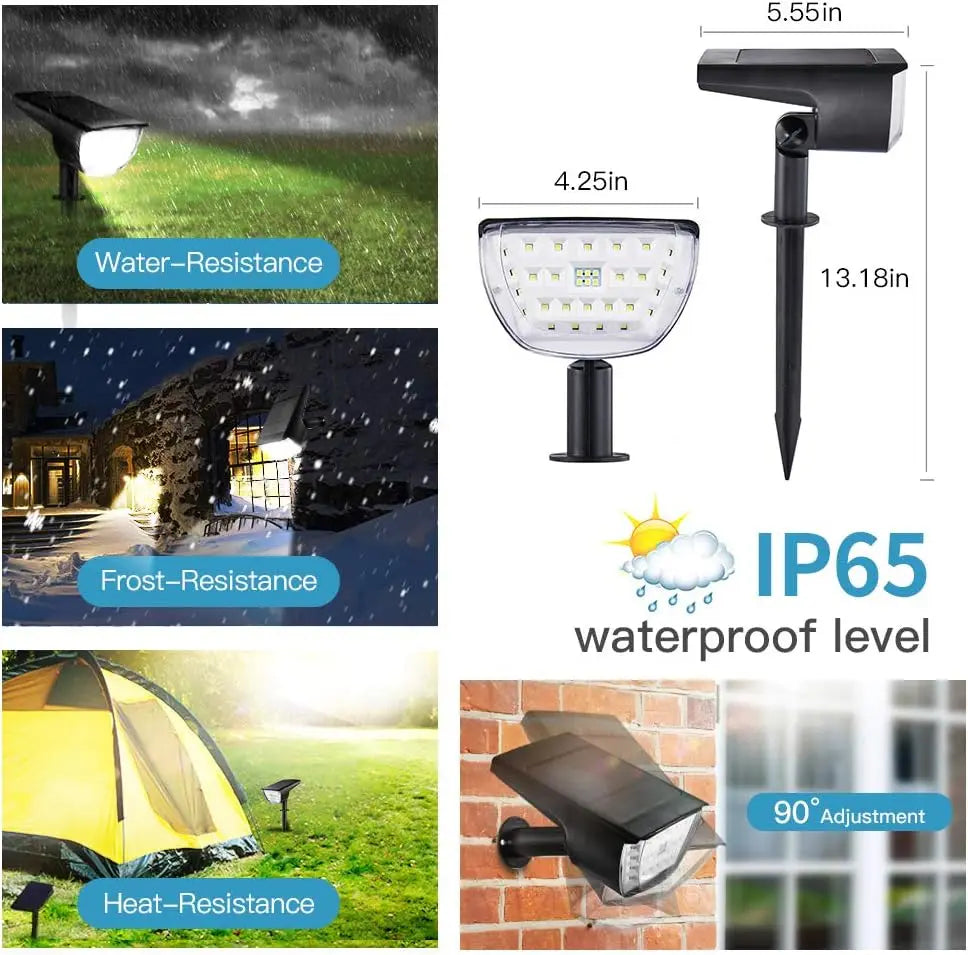 Outdoor 32 LED Waterproof Solar Powered Wall Lights